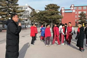 北京市豐臺區新北賦學校小學段開展防恐防暴應急演練活動！