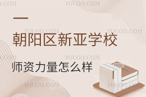 朝陽區(qū)新亞學(xué)校師資力量怎么樣？升學(xué)率高嗎？