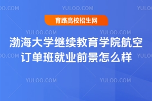 渤海大學繼續教育學院航空訂單班就業前景怎么樣？