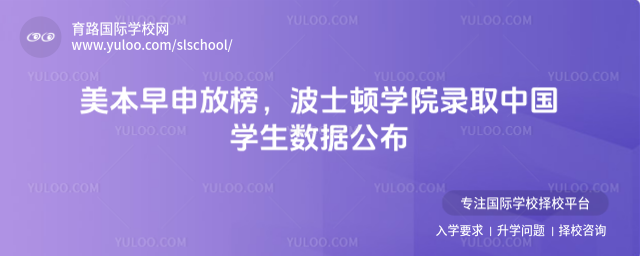 美本早申放榜,波士頓學院錄取中國學生數(shù)據(jù)公布